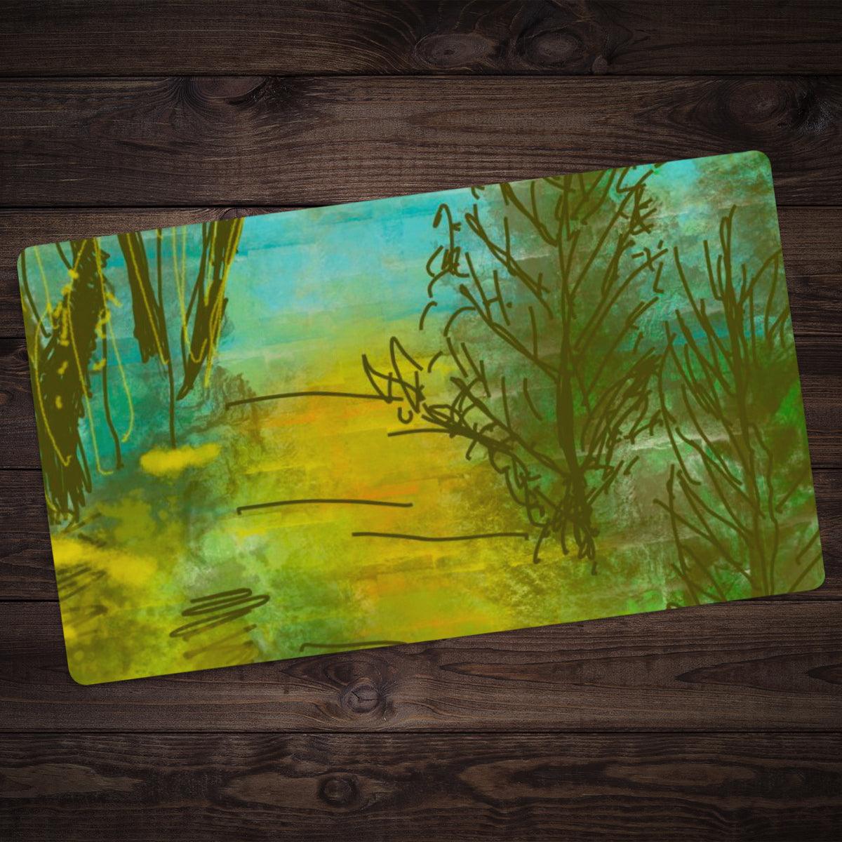Summer Forest Playmat - Premium Playmat from Inked Gaming - Just $34.99! Shop now at Game Crave Tournament Store
