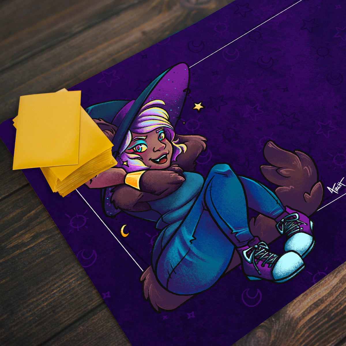 Witch Girl Playmat - Premium Playmat from Inked Gaming - Just $34.99! Shop now at Game Crave Tournament Store