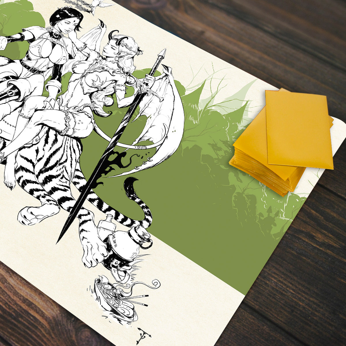Tiger Pals Playmat - Premium Playmat from Inked Gaming - Just $34.99! Shop now at Game Crave Tournament Store