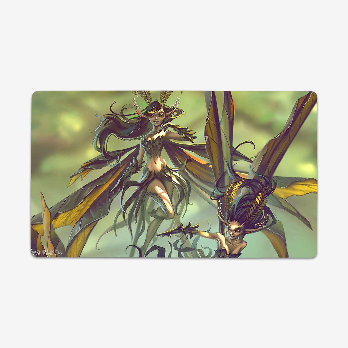The Bellefeuille Triplets Playmat - Premium Desk Mat from Inked Gaming - Just $34.99! Shop now at Game Crave Tournament Store