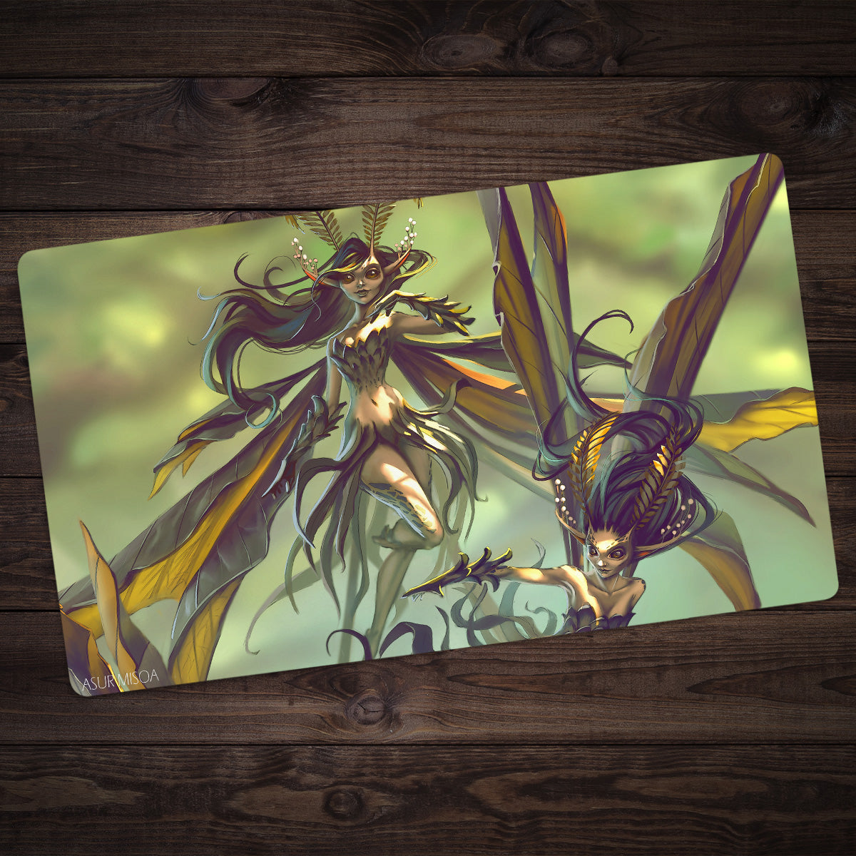 The Bellefeuille Triplets Playmat - Premium Desk Mat from Inked Gaming - Just $34.99! Shop now at Game Crave Tournament Store