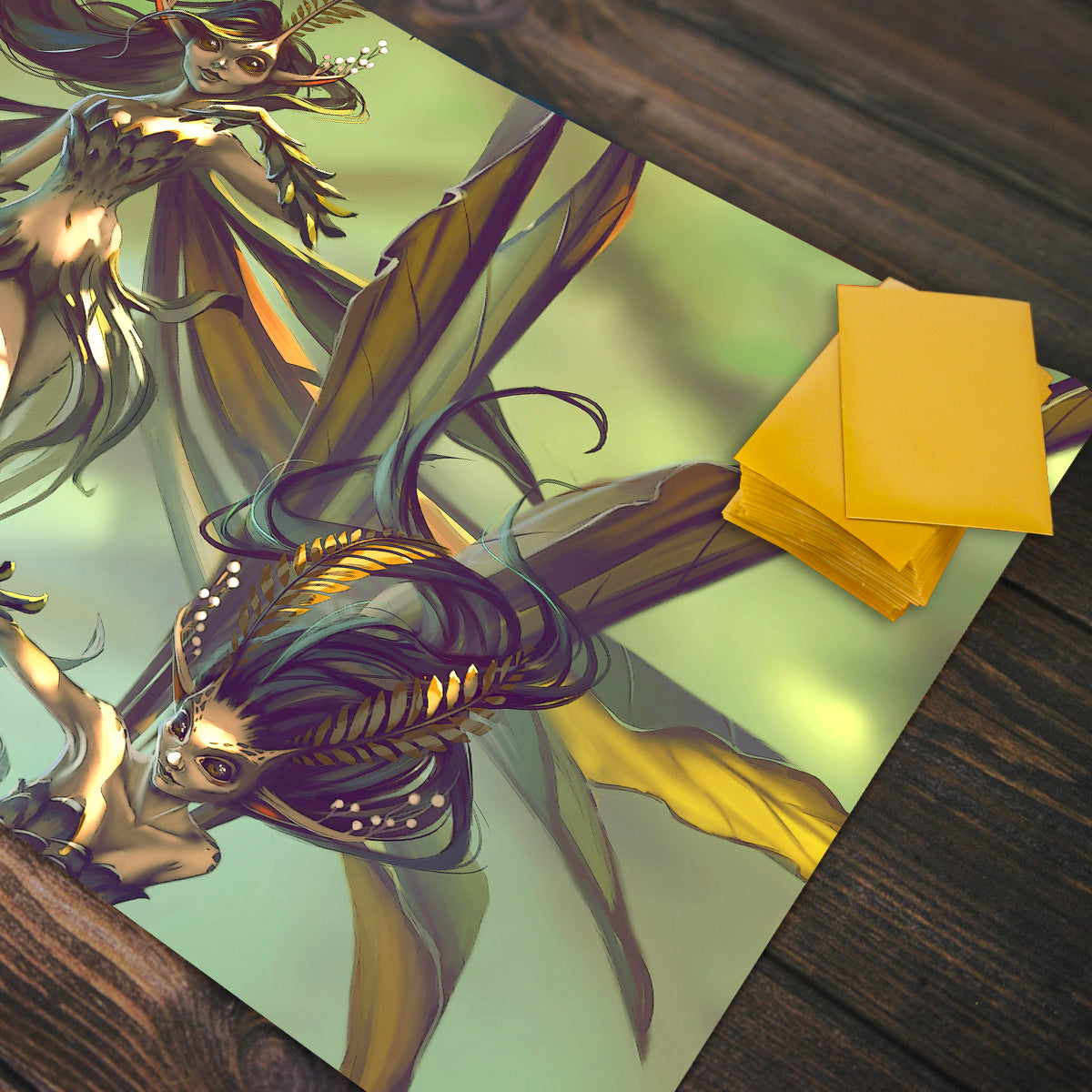 The Bellefeuille Triplets Playmat - Premium Desk Mat from Inked Gaming - Just $34.99! Shop now at Game Crave Tournament Store