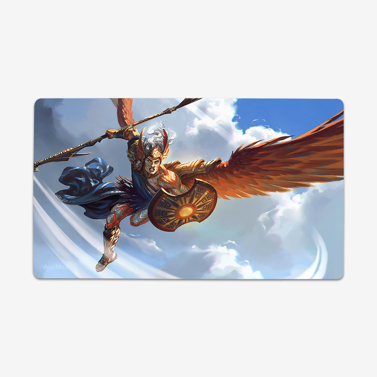 Upsistos The Angel Playmat - Premium Playmat from Inked Gaming - Just $34.99! Shop now at Game Crave Tournament Store
