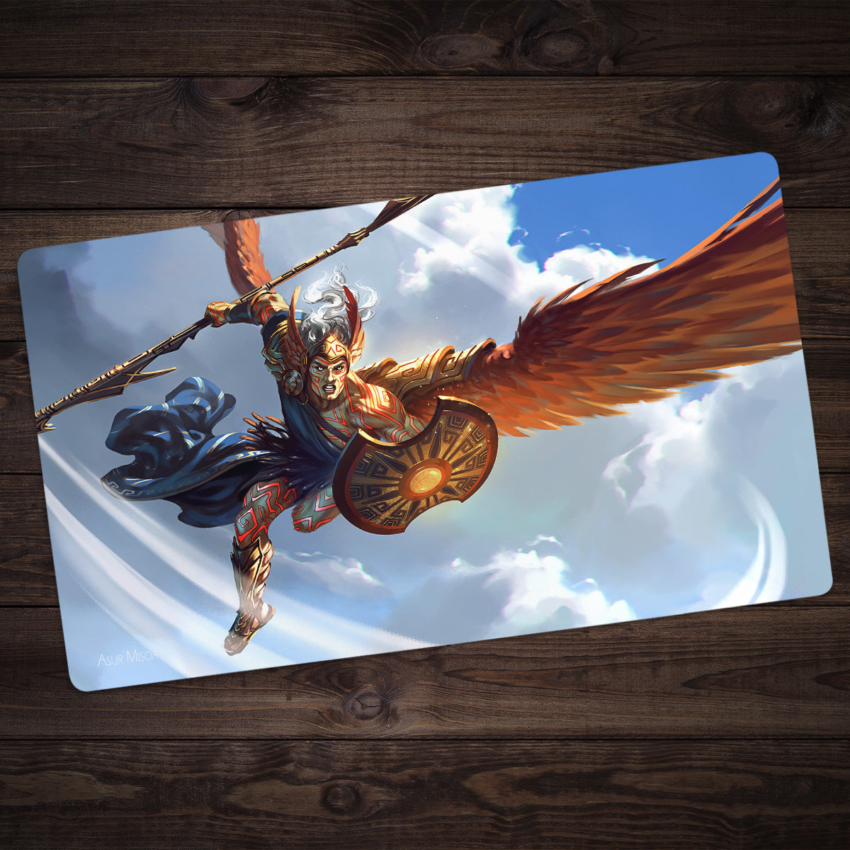 Upsistos The Angel Playmat - Premium Playmat from Inked Gaming - Just $34.99! Shop now at Game Crave Tournament Store