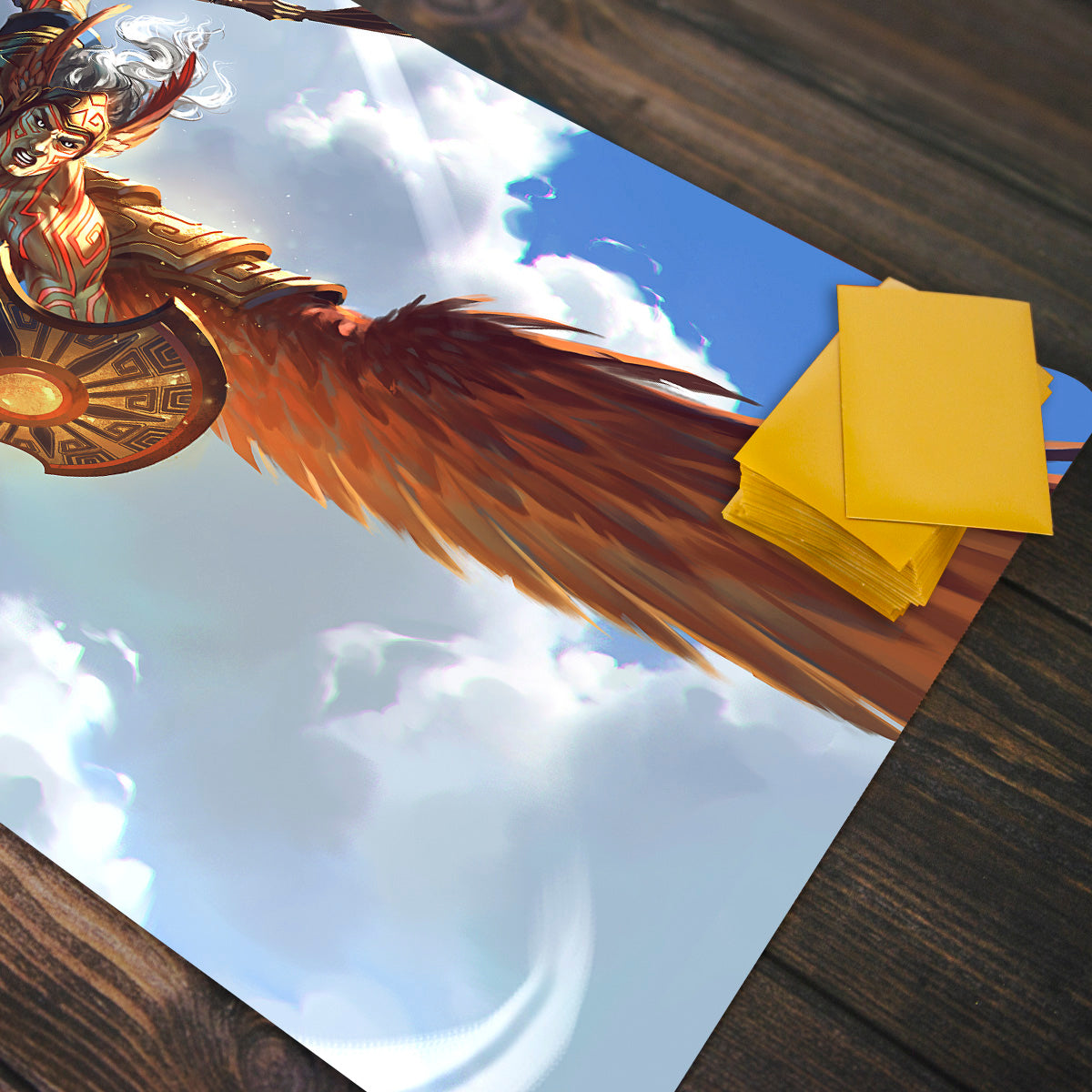 Upsistos The Angel Playmat - Premium Playmat from Inked Gaming - Just $34.99! Shop now at Game Crave Tournament Store