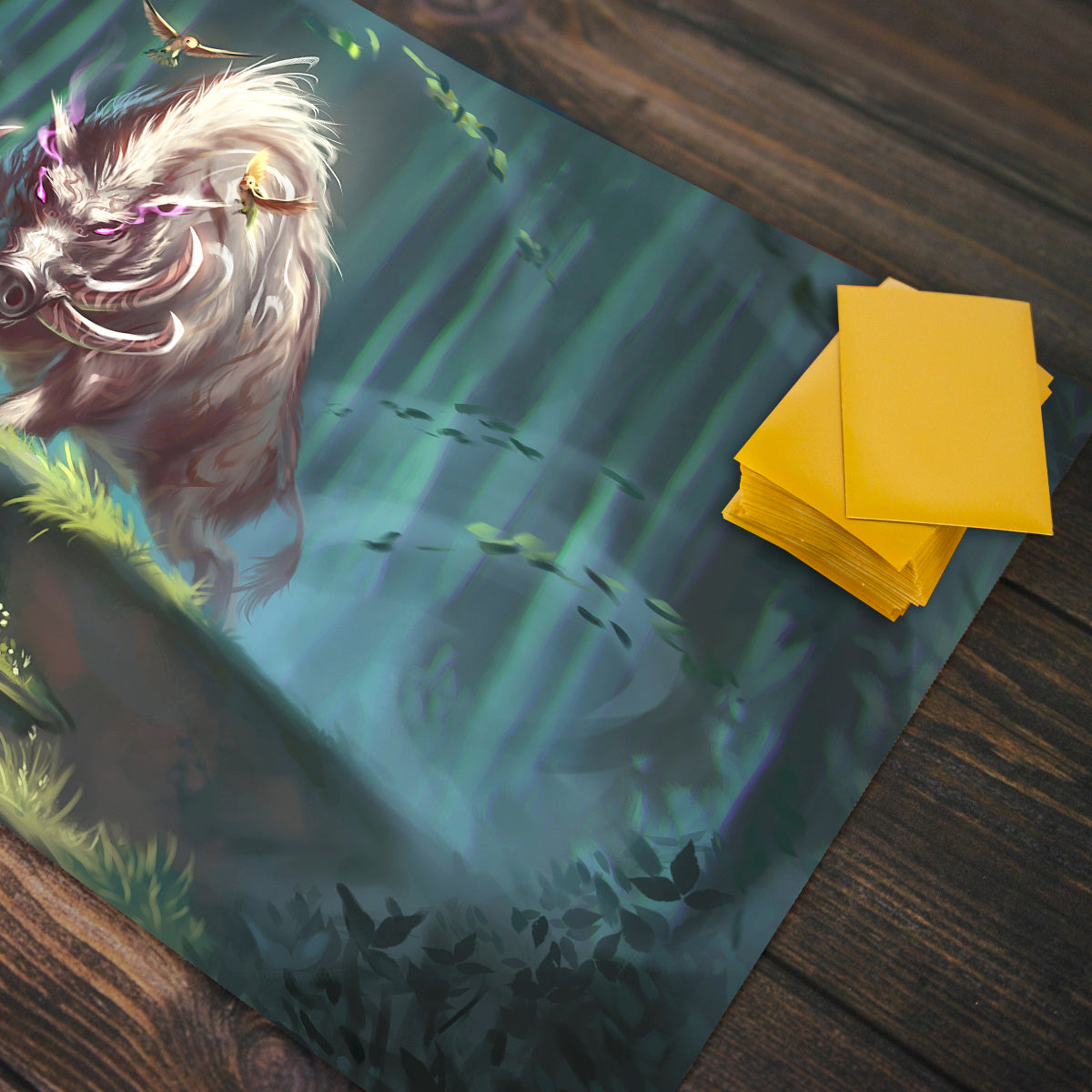 Vahara Forest Playmat - Premium Playmat from Inked Gaming - Just $34.99! Shop now at Game Crave Tournament Store