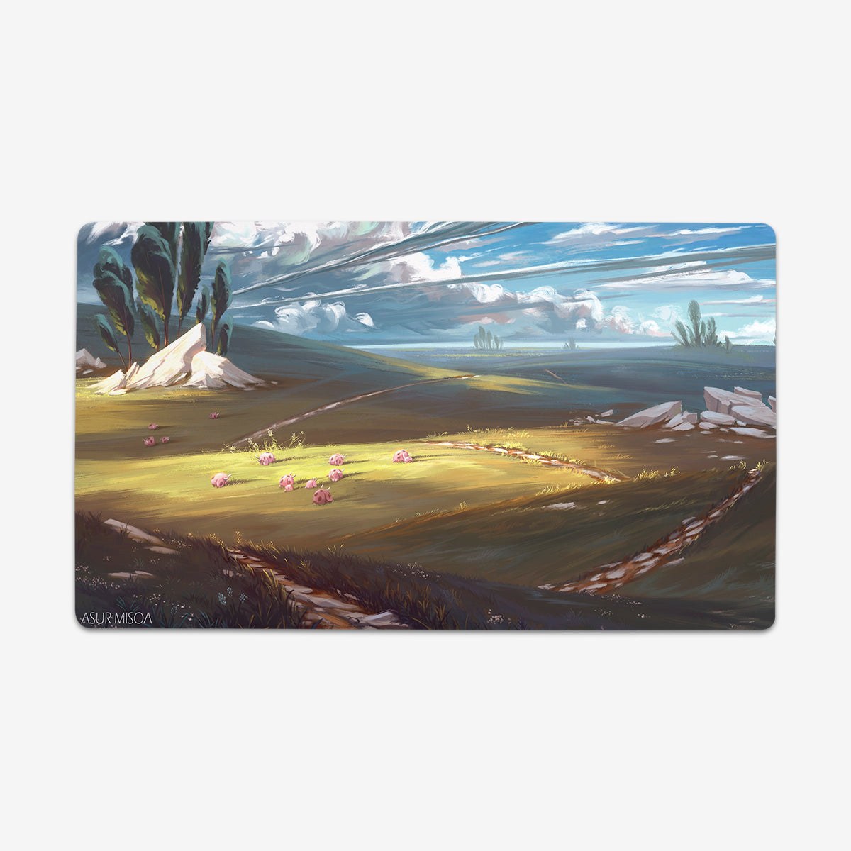 Wandering Plains Playmat - Premium Desk Mat from Inked Gaming - Just $34.99! Shop now at Game Crave Tournament Store