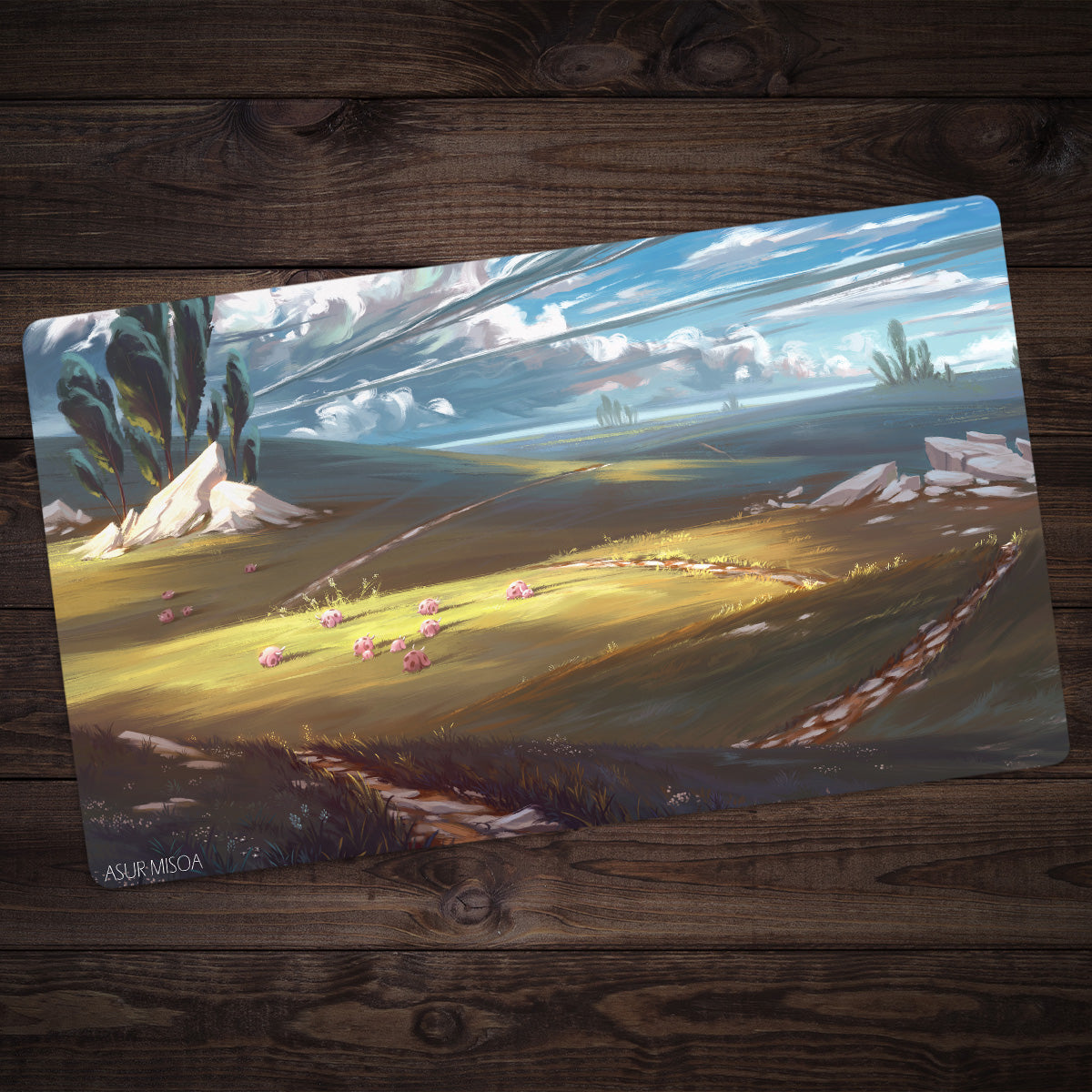Wandering Plains Playmat - Premium Desk Mat from Inked Gaming - Just $34.99! Shop now at Game Crave Tournament Store