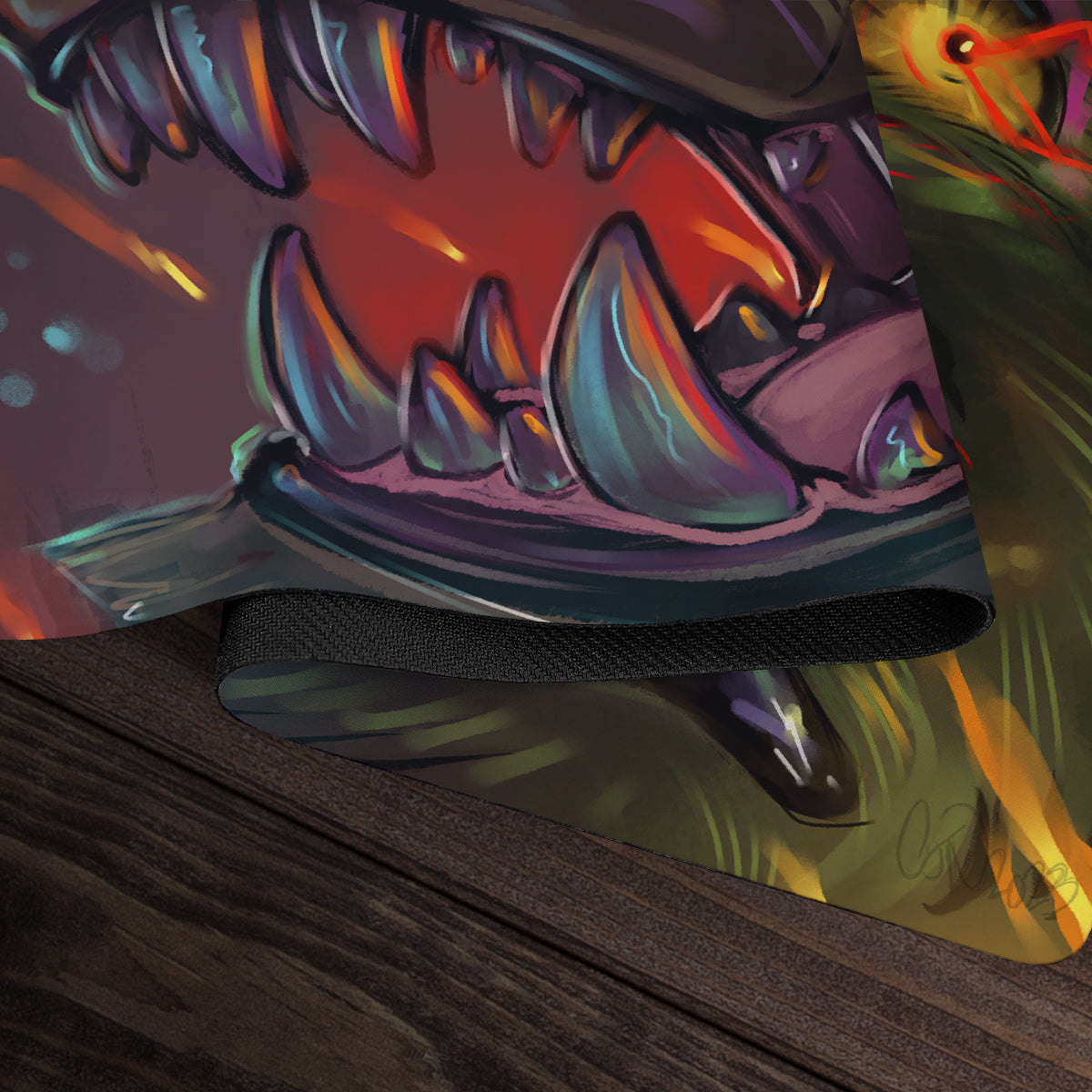 World On Fire Playmat - Premium Playmat from Inked Gaming - Just $34.99! Shop now at Game Crave Tournament Store