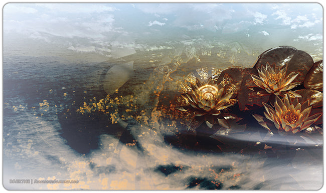 The Lotus Playmat - Premium Playmat from Inked Gaming - Just $34.99! Shop now at Game Crave Tournament Store