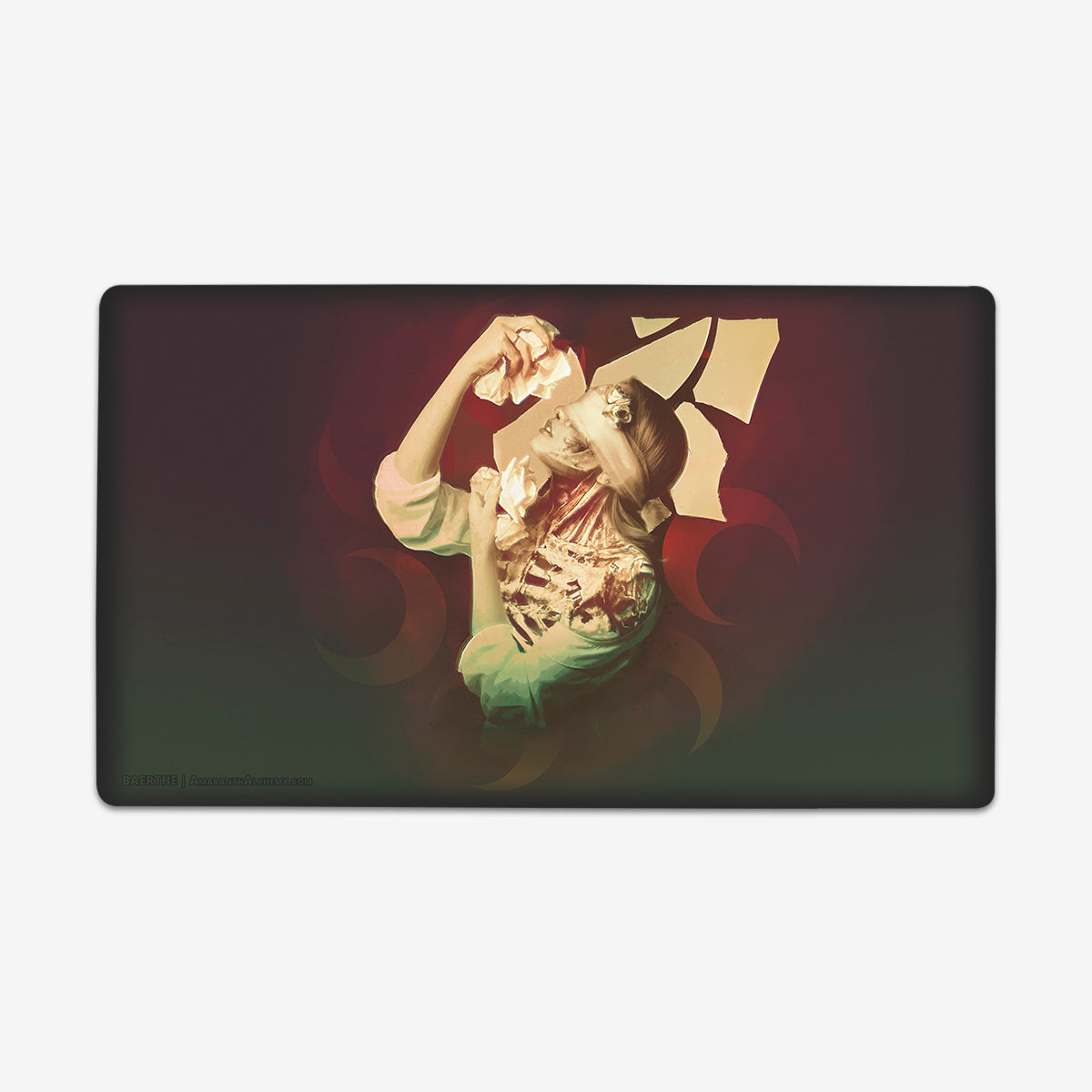 The Red Lich Playmat - Premium Playmat from Inked Gaming - Just $34.99! Shop now at Game Crave Tournament Store