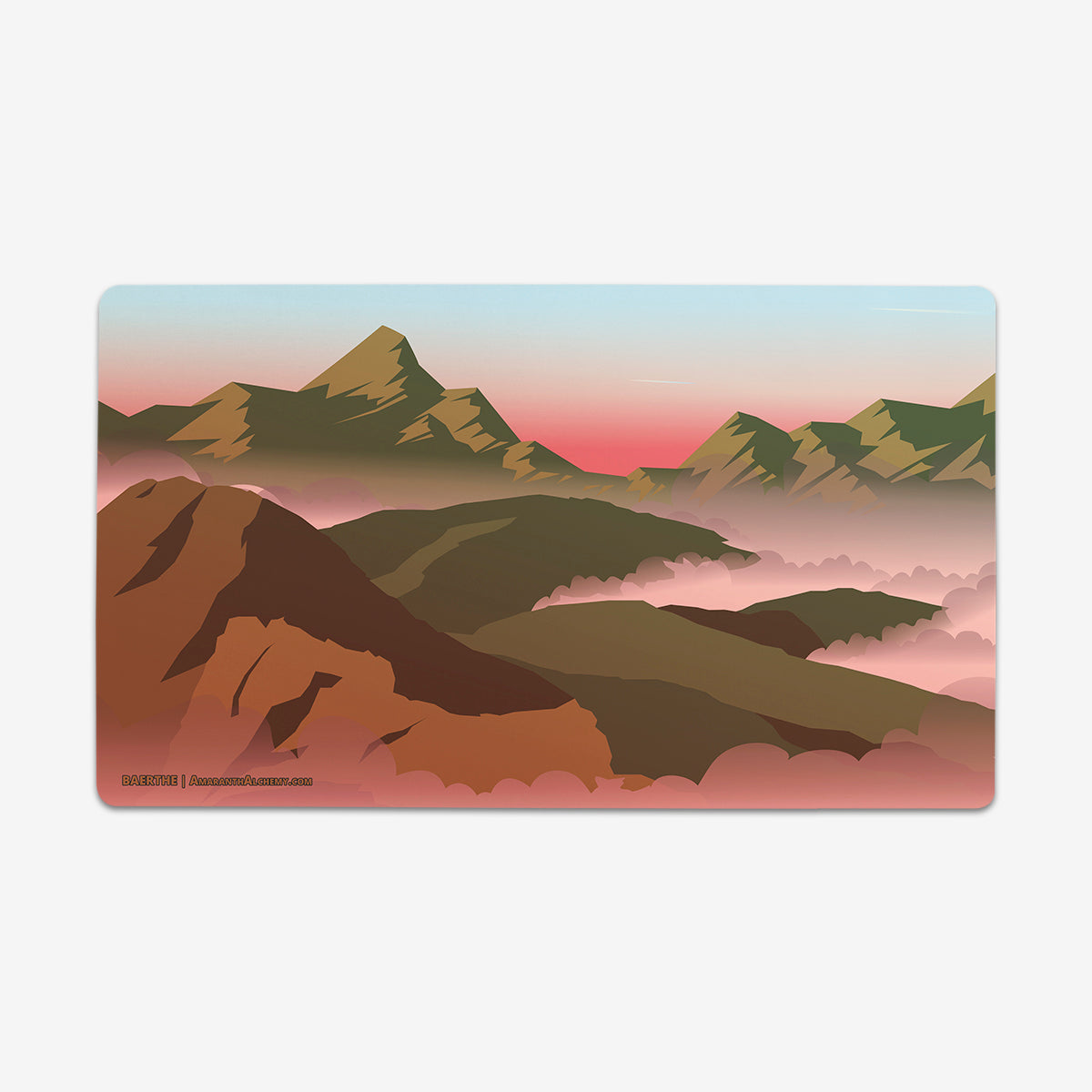 Vacation Mountain Playmat - Premium Playmat from Inked Gaming - Just $34.99! Shop now at Game Crave Tournament Store