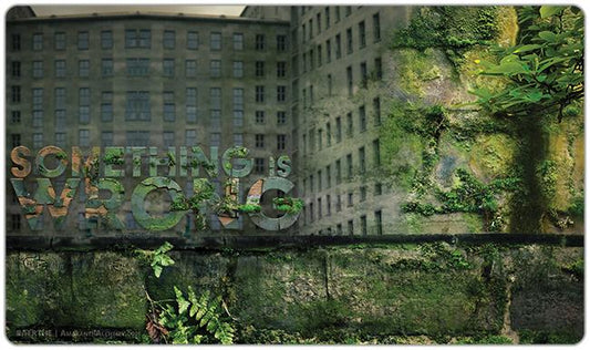 Something is Wrong Playmat - Premium Playmat from Inked Gaming - Just $34.99! Shop now at Game Crave Tournament Store