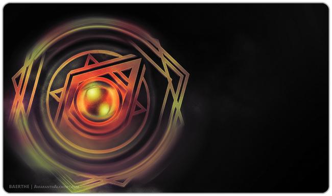 The Red Eye Playmat - Premium Playmat from Inked Gaming - Just $34.99! Shop now at Game Crave Tournament Store