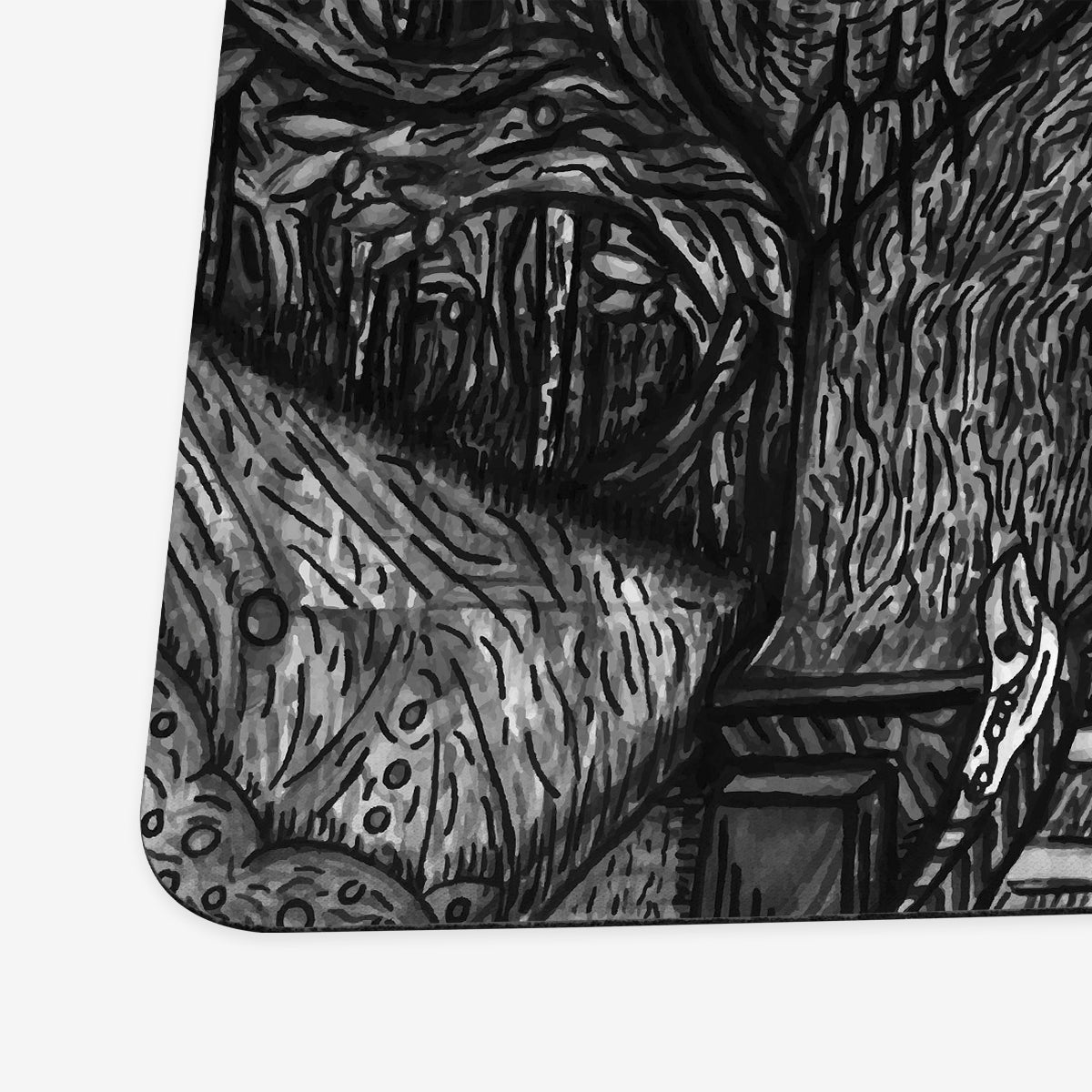 The Catacomb in the Woods Playmat - Premium Playmat from Inked Gaming - Just $34.99! Shop now at Game Crave Tournament Store