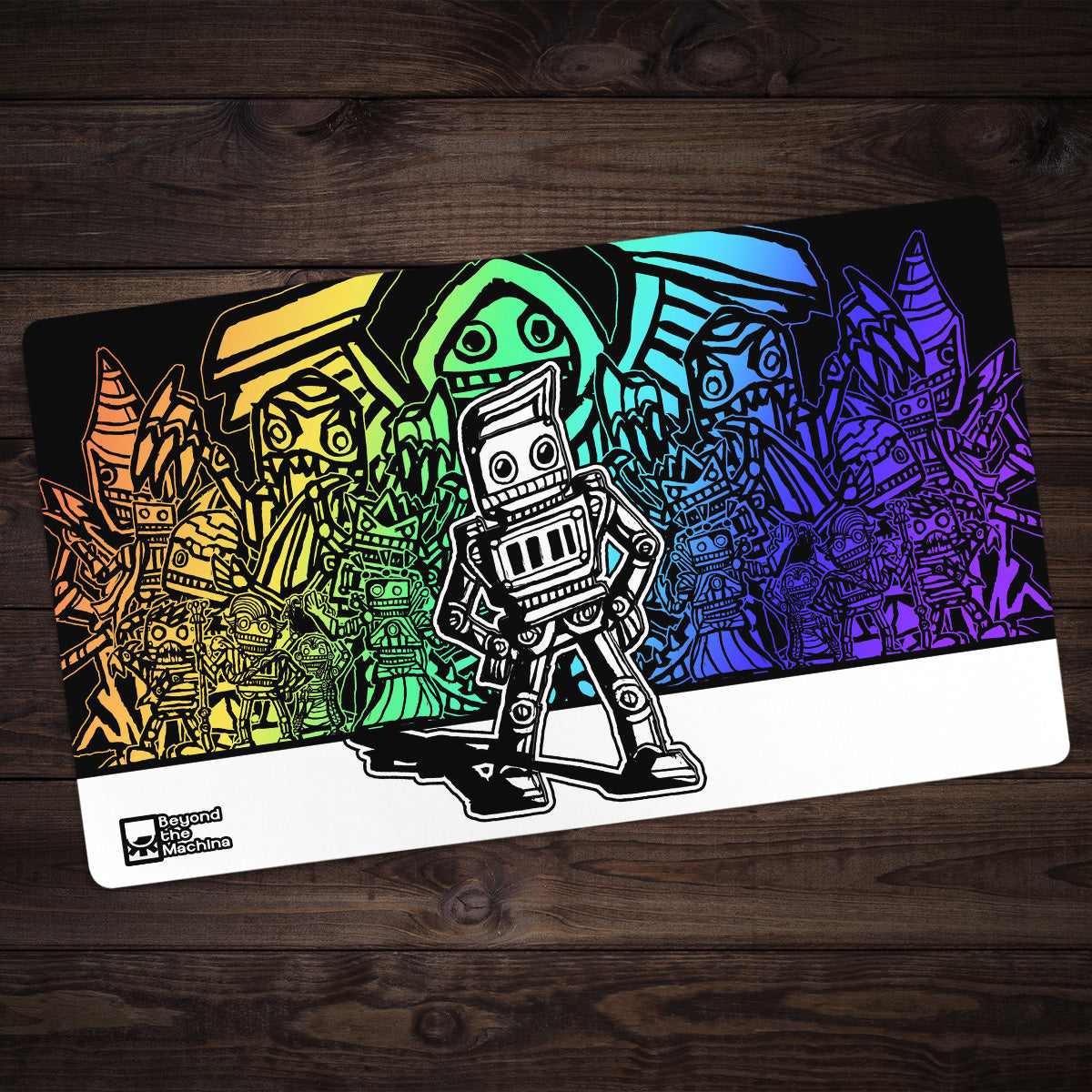 The Robots Playmat - Premium Playmat from Inked Gaming - Just $34.99! Shop now at Game Crave Tournament Store