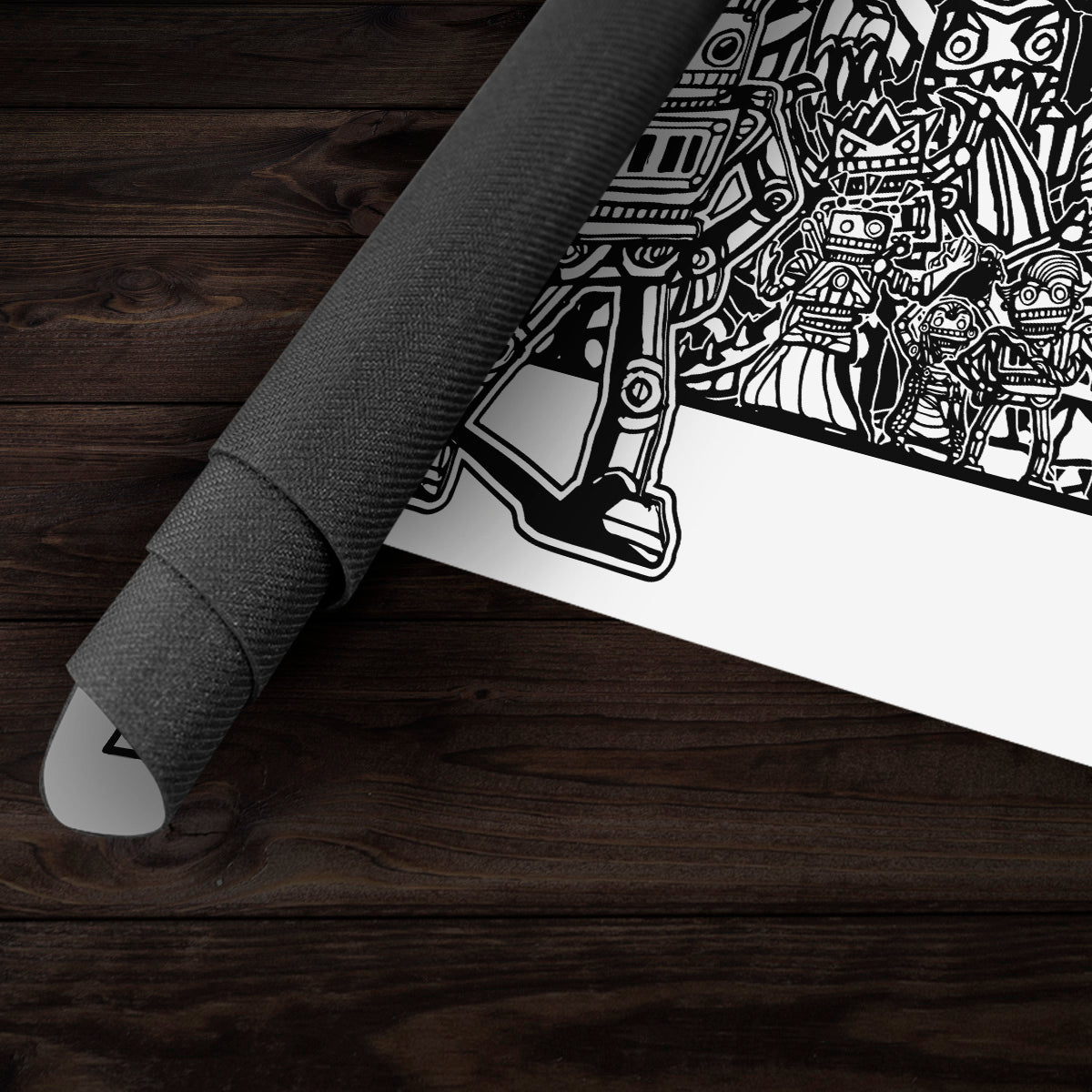 The Robots Playmat - Premium Playmat from Inked Gaming - Just $34.99! Shop now at Game Crave Tournament Store