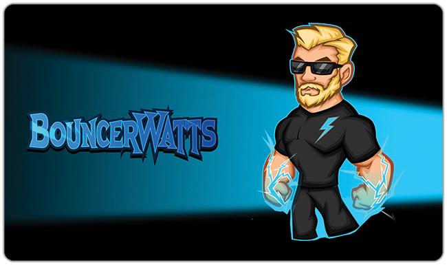 The Lightning Bouncer Playmat - Premium Playmat from Inked Gaming - Just $34.99! Shop now at Game Crave Tournament Store