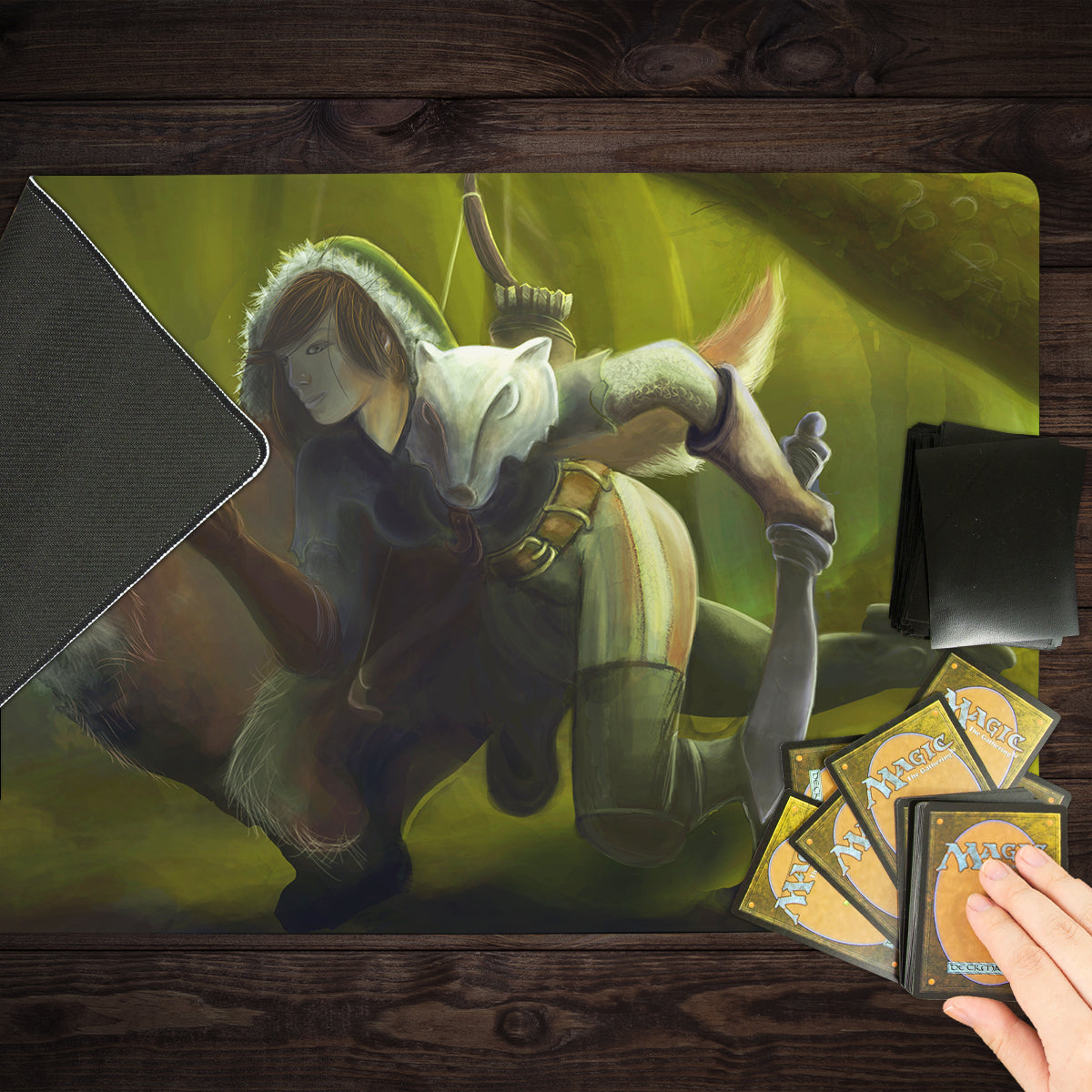 The Huntress Playmat - Premium Playmat from Inked Gaming - Just $34.99! Shop now at Game Crave Tournament Store