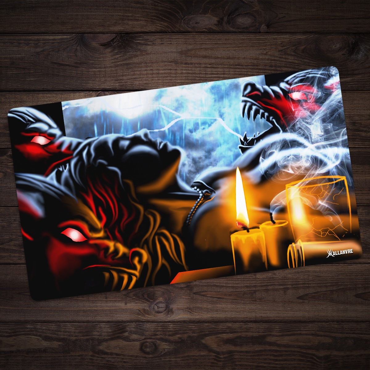 To Sleep With Wolves Playmat - Premium Playmat from Inked Gaming - Just $34.99! Shop now at Game Crave Tournament Store