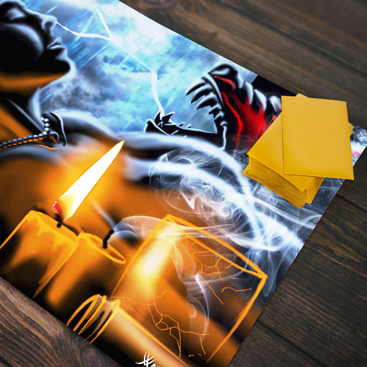 To Sleep With Wolves Playmat - Premium Playmat from Inked Gaming - Just $34.99! Shop now at Game Crave Tournament Store