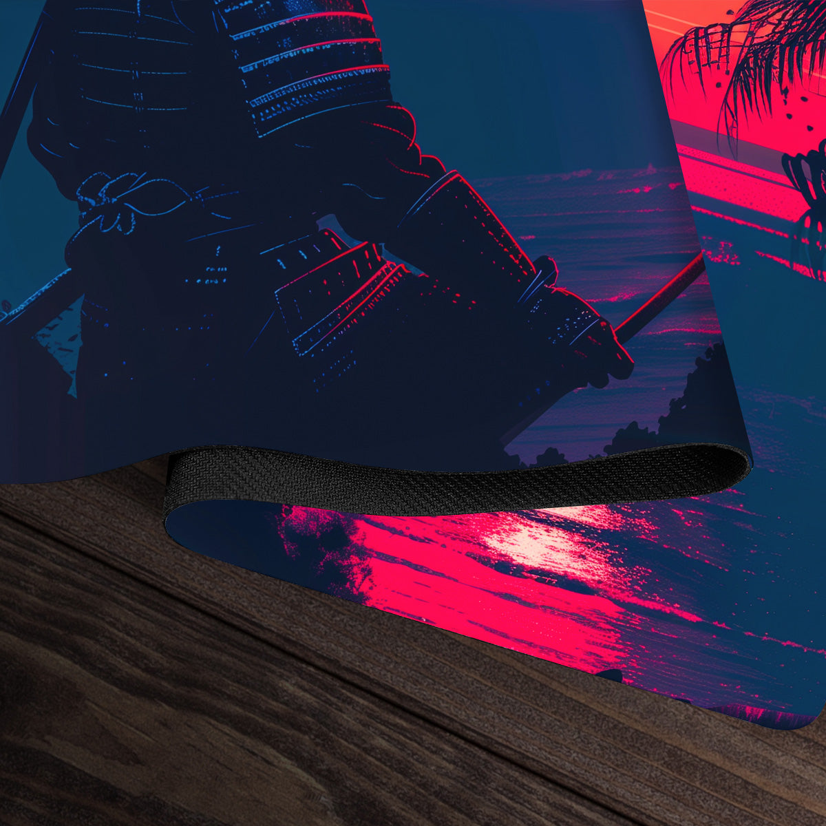 Sunset Samurai Playmat - Premium Playmat from Inked Gaming - Just $34.99! Shop now at Game Crave Tournament Store