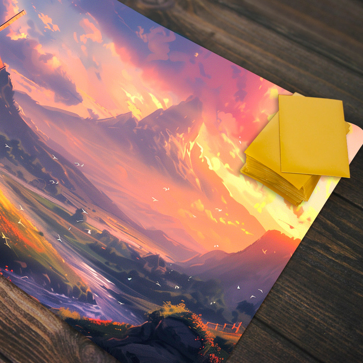 Sunset Windmill Playmat - Premium Playmat from Inked Gaming - Just $34.99! Shop now at Game Crave Tournament Store