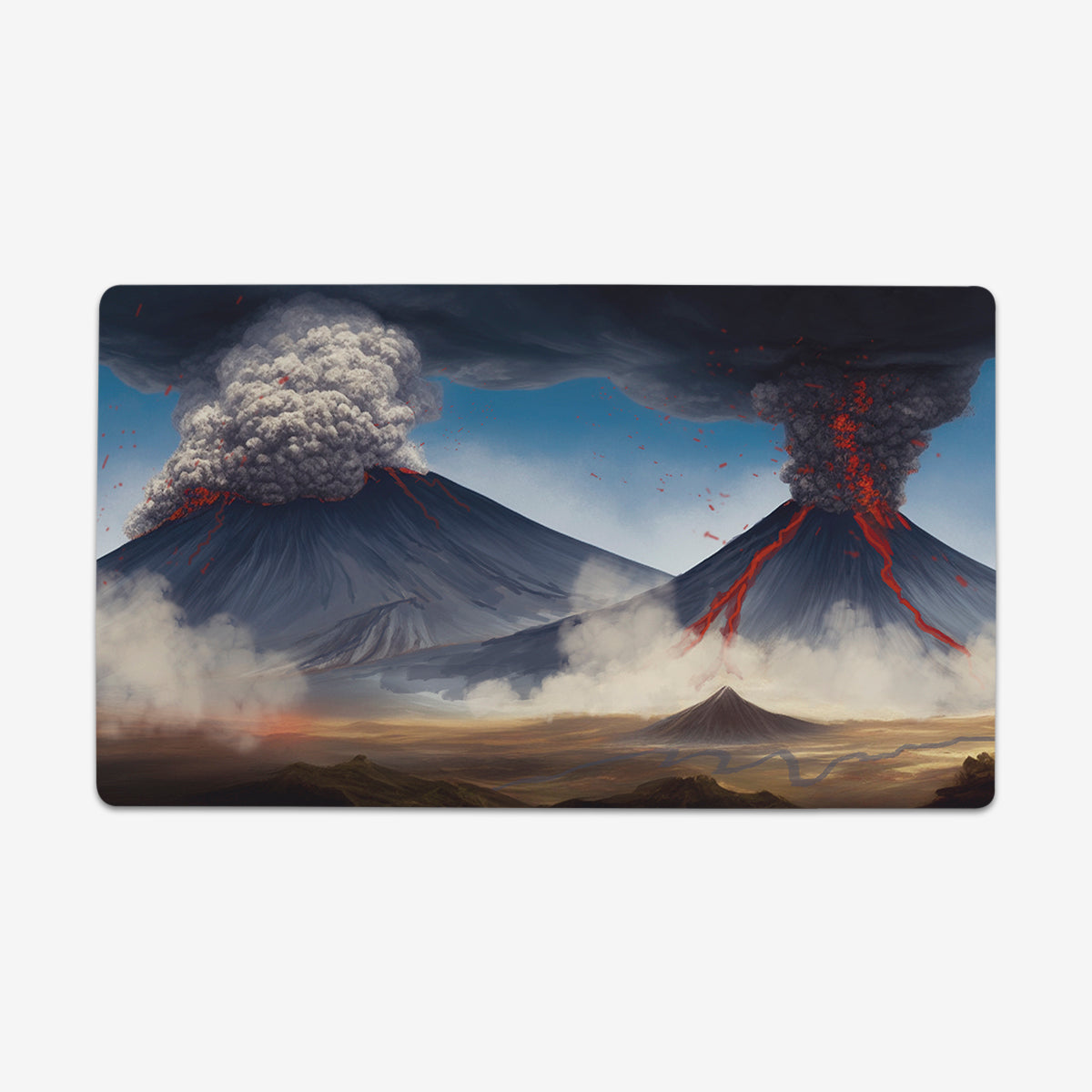 Super Volcano Playmat - Premium Playmat from Inked Gaming - Just $34.99! Shop now at Game Crave Tournament Store
