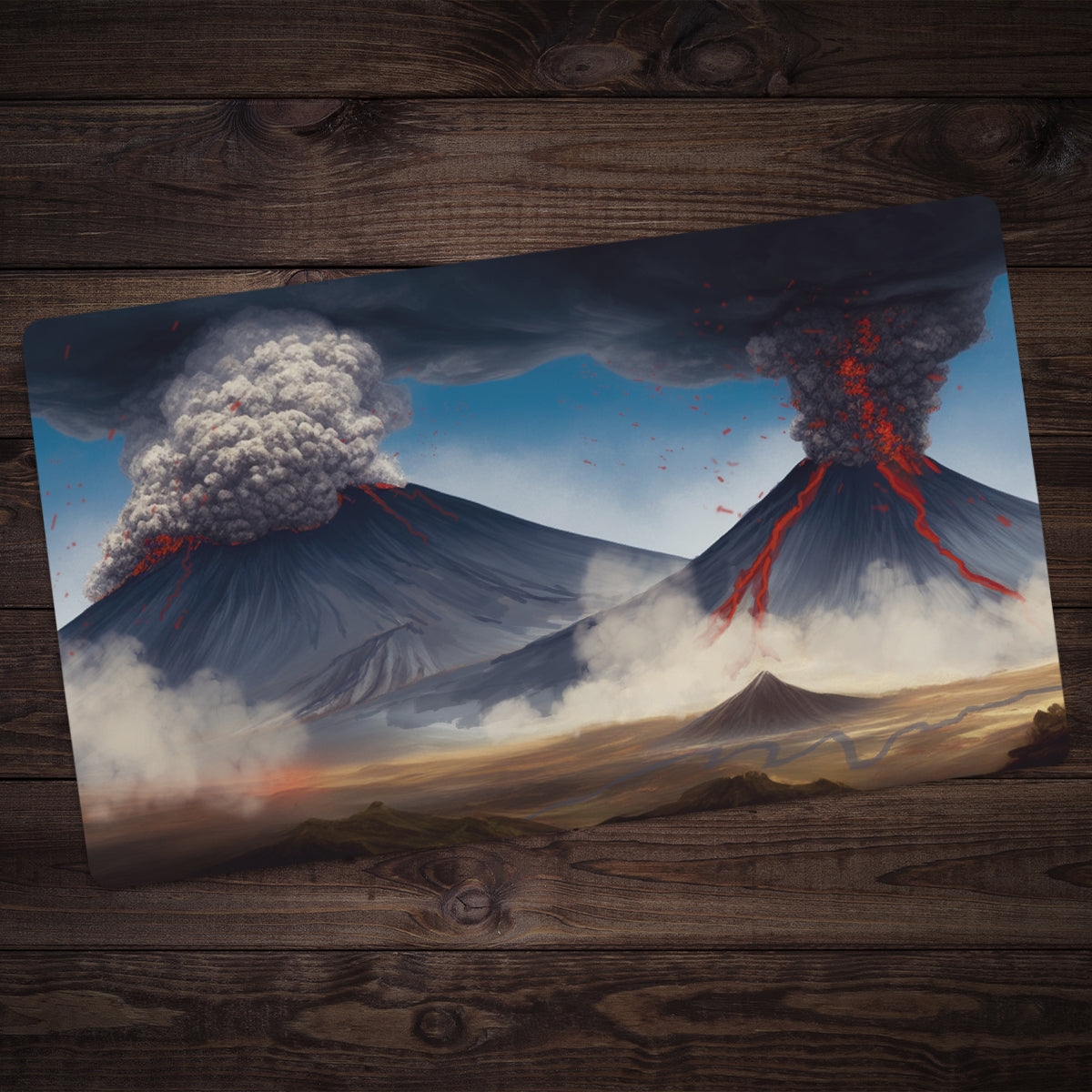 Super Volcano Playmat - Premium Playmat from Inked Gaming - Just $34.99! Shop now at Game Crave Tournament Store