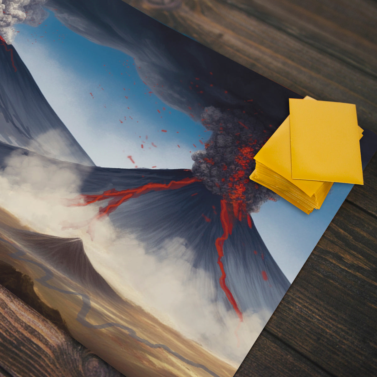 Super Volcano Playmat - Premium Playmat from Inked Gaming - Just $34.99! Shop now at Game Crave Tournament Store