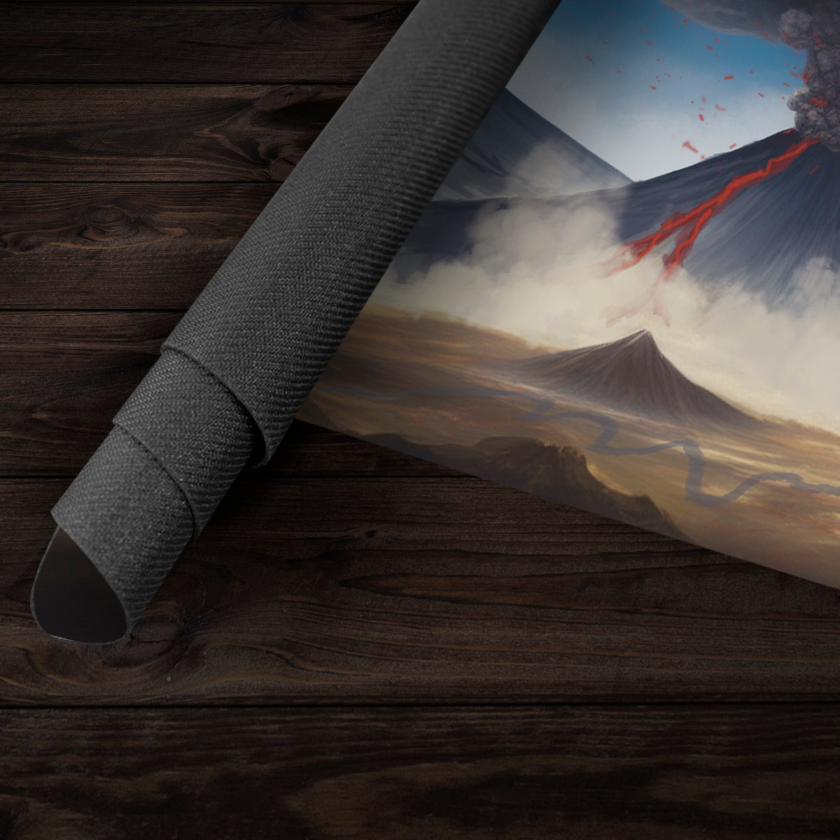 Super Volcano Playmat - Premium Playmat from Inked Gaming - Just $34.99! Shop now at Game Crave Tournament Store
