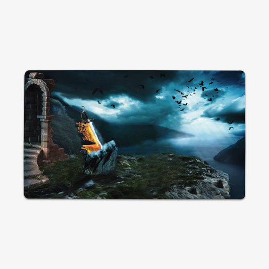 Sword Of Fire And Ice Playmat - Premium Playmat from Inked Gaming - Just $34.99! Shop now at Game Crave Tournament Store