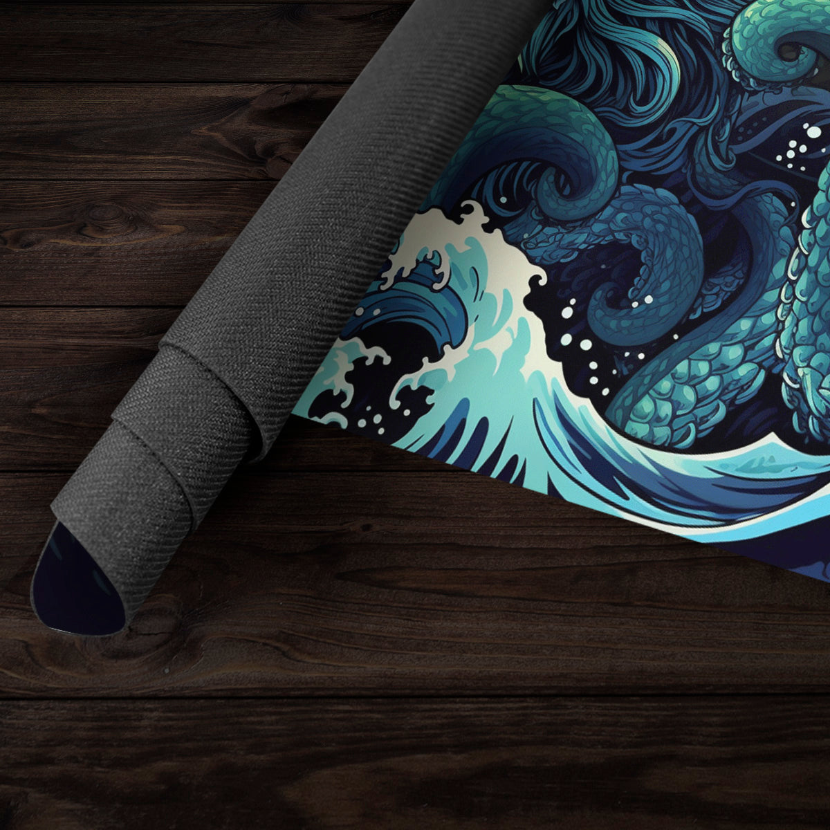 The Old One Among Waves Playmat - Premium Playmat from Inked Gaming - Just $34.99! Shop now at Game Crave Tournament Store