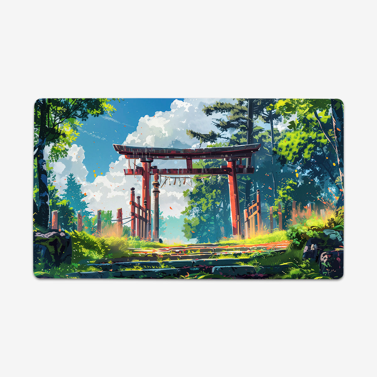 Torii Gate Playmat - Premium Playmat from Inked Gaming - Just $34.99! Shop now at Game Crave Tournament Store