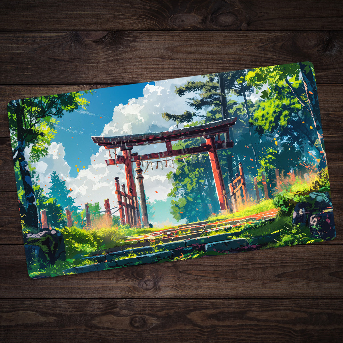 Torii Gate Playmat - Premium Playmat from Inked Gaming - Just $34.99! Shop now at Game Crave Tournament Store