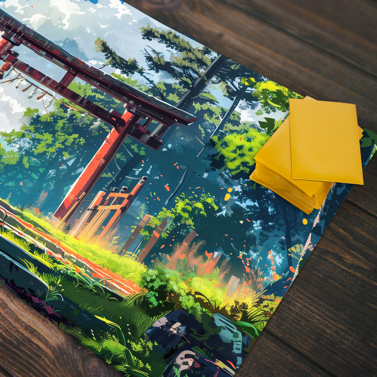 Torii Gate Playmat - Premium Playmat from Inked Gaming - Just $34.99! Shop now at Game Crave Tournament Store
