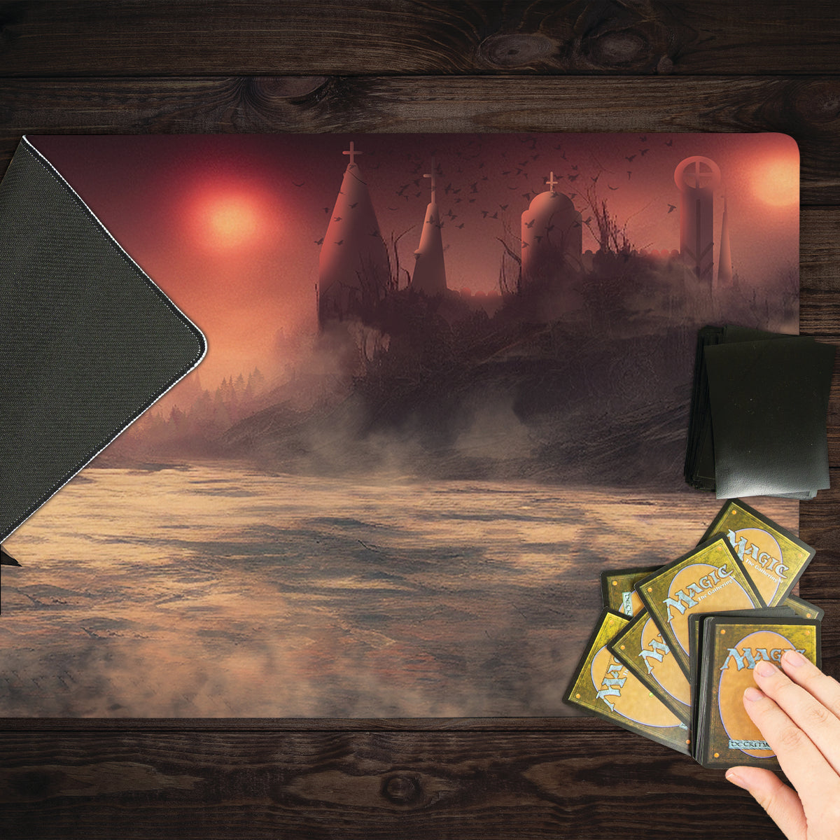 Twin Guardians Playmat - Premium Playmat from Inked Gaming - Just $34.99! Shop now at Game Crave Tournament Store