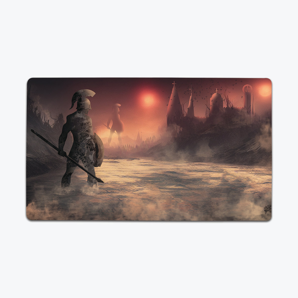 Twin Guardians Playmat - Premium Playmat from Inked Gaming - Just $34.99! Shop now at Game Crave Tournament Store