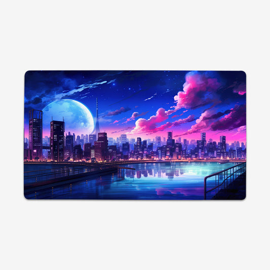 Violet Skyline Playmat - Premium Playmat from Inked Gaming - Just $34.99! Shop now at Game Crave Tournament Store