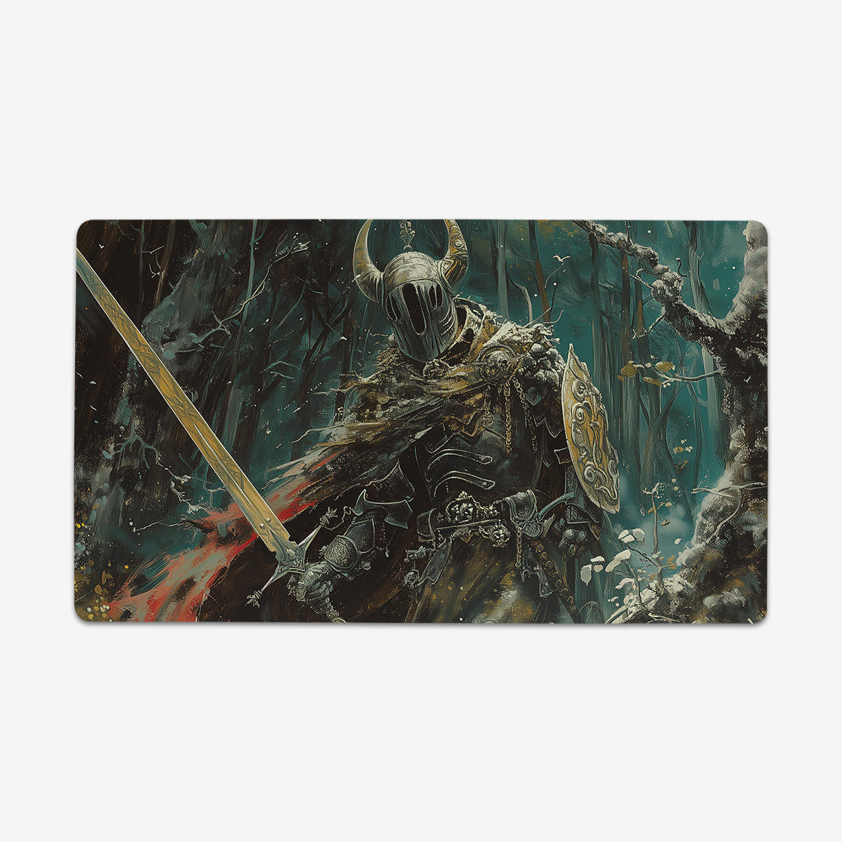 Warrior Wraith Playmat - Premium Playmat from Inked Gaming - Just $34.99! Shop now at Game Crave Tournament Store