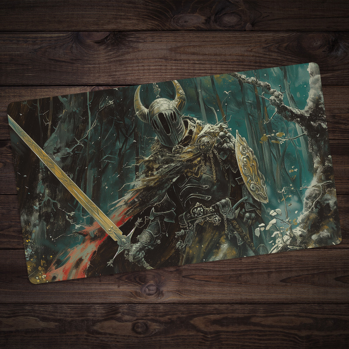 Warrior Wraith Playmat - Premium Playmat from Inked Gaming - Just $34.99! Shop now at Game Crave Tournament Store