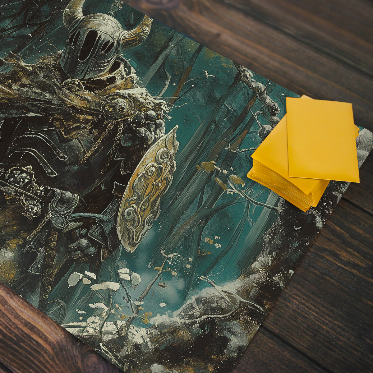 Warrior Wraith Playmat - Premium Playmat from Inked Gaming - Just $34.99! Shop now at Game Crave Tournament Store