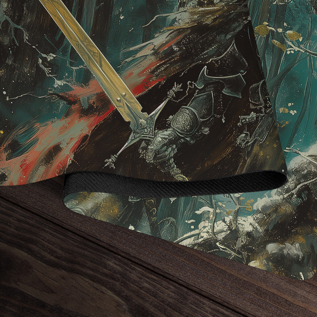 Warrior Wraith Playmat - Premium Playmat from Inked Gaming - Just $34.99! Shop now at Game Crave Tournament Store