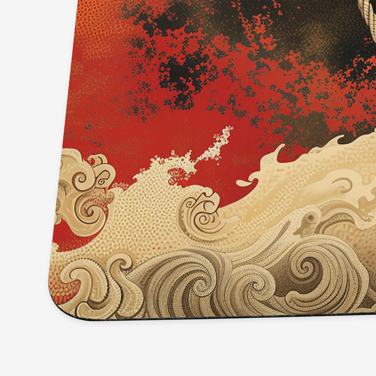 White Fox Spirit Playmat - Premium Playmat from Inked Gaming - Just $34.99! Shop now at Game Crave Tournament Store