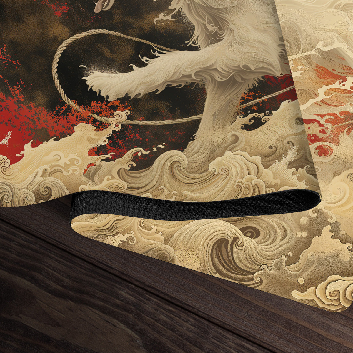 White Fox Spirit Playmat - Premium Playmat from Inked Gaming - Just $34.99! Shop now at Game Crave Tournament Store