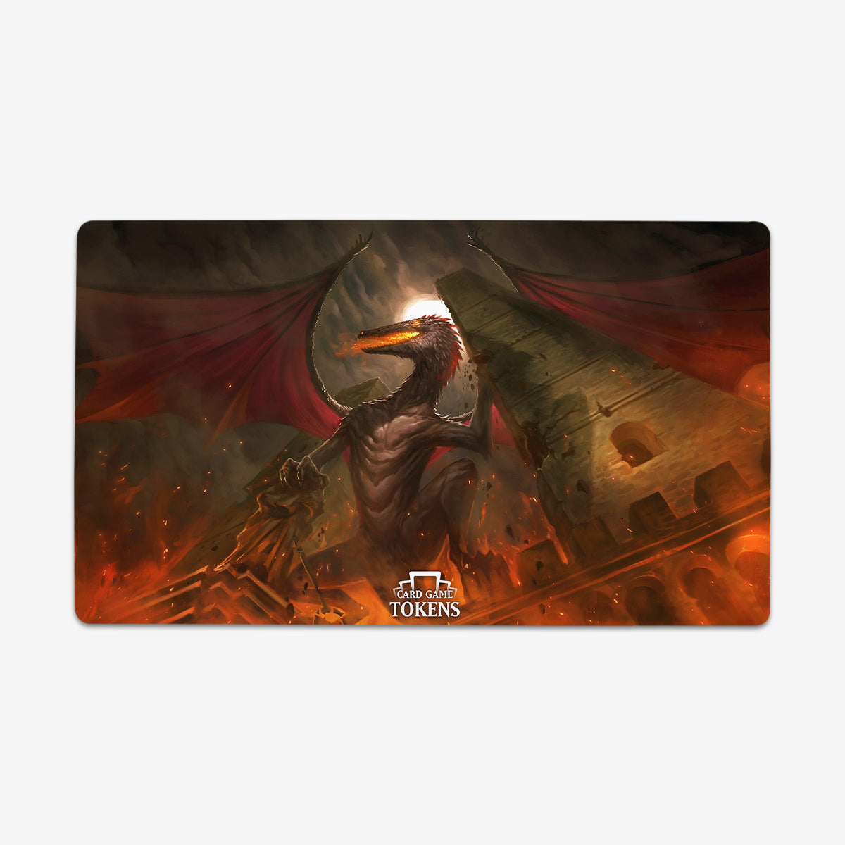 The Fire Dragon Playmat - Premium Playmat from Inked Gaming - Just $34.99! Shop now at Game Crave Tournament Store