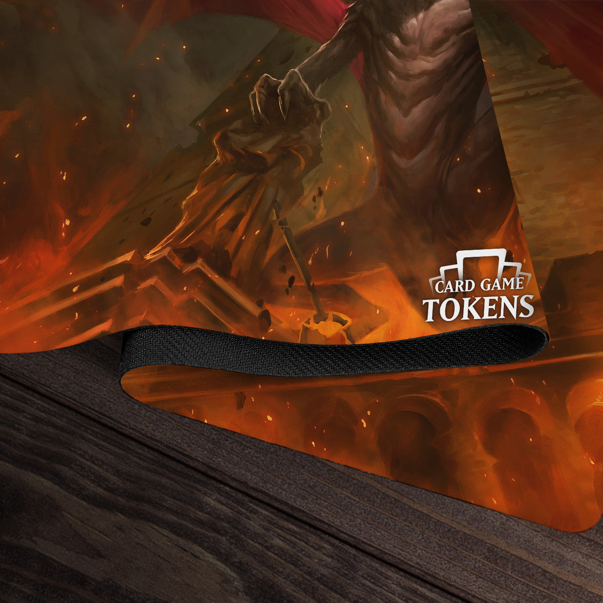 The Fire Dragon Playmat - Premium Playmat from Inked Gaming - Just $34.99! Shop now at Game Crave Tournament Store
