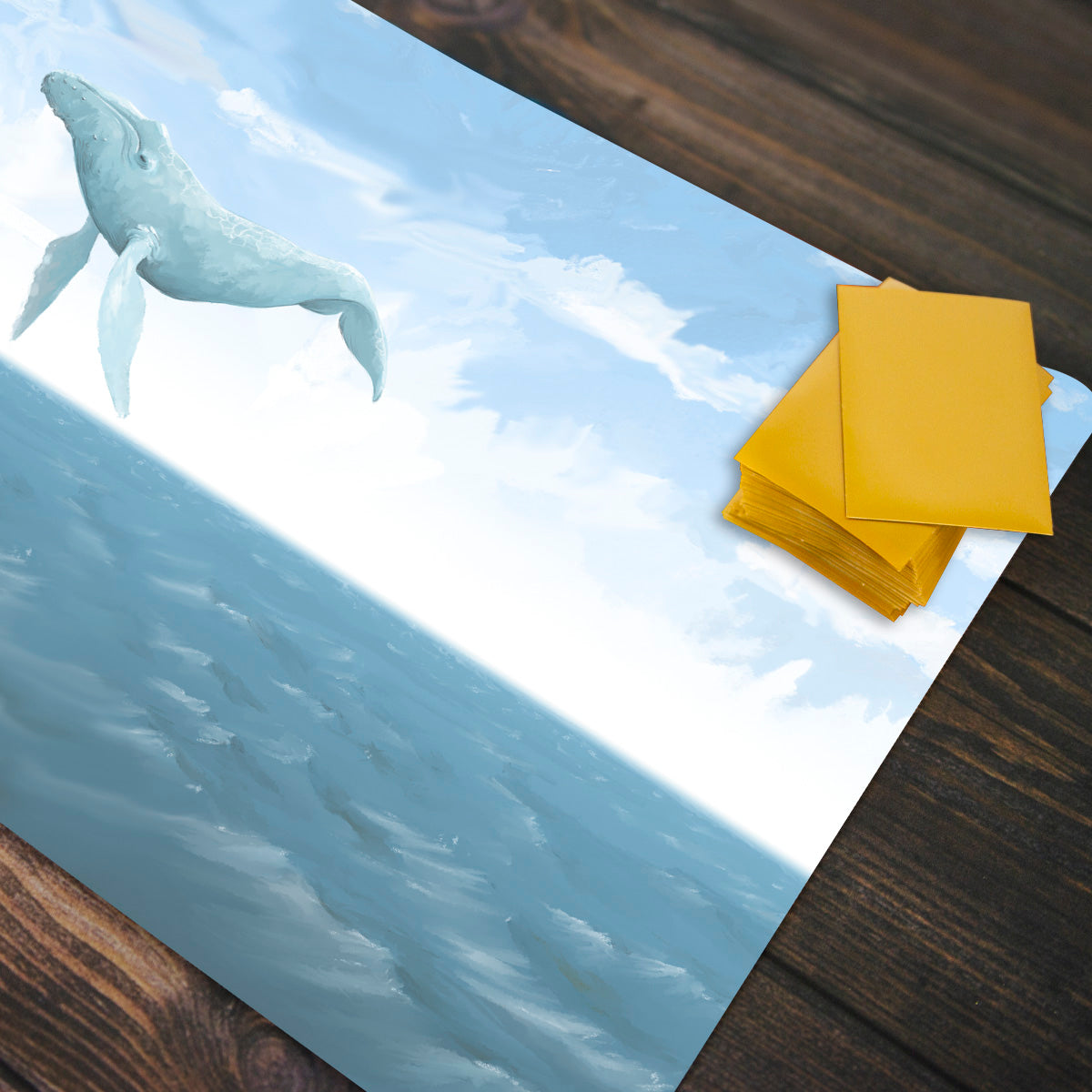 Sky Whale Playmat - Premium Playmat from Inked Gaming - Just $34.99! Shop now at Game Crave Tournament Store