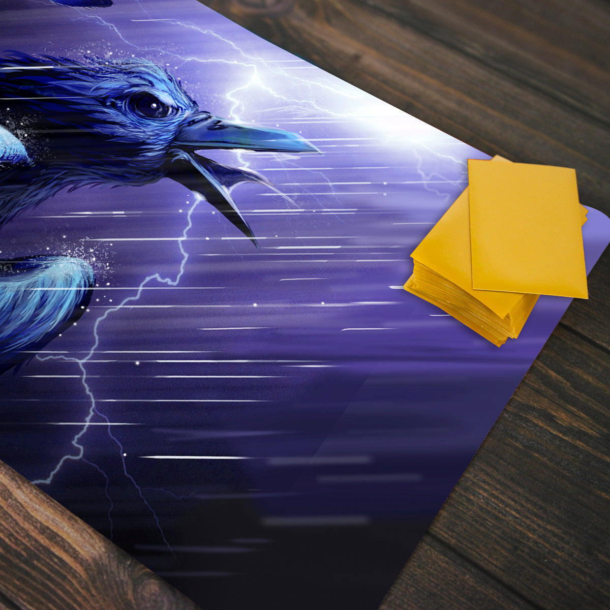 Unstoppable Crow Playmat - Premium Playmat from Inked Gaming - Just $34.99! Shop now at Game Crave Tournament Store