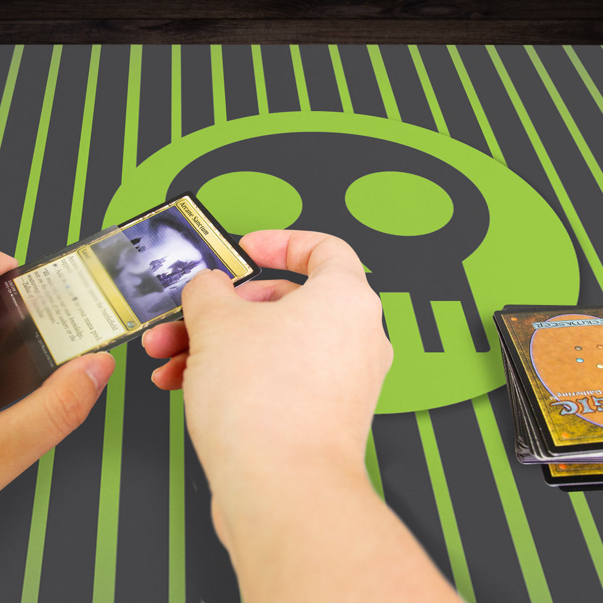 Toxic Skull Playmat - Premium Playmat from Inked Gaming - Just $34.99! Shop now at Game Crave Tournament Store